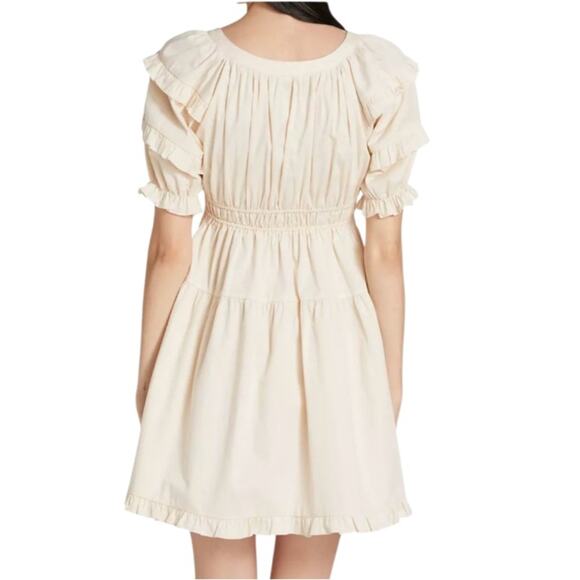 En Saison - NATURAL SVETA MINI DRESS SIZE LARGE NWT - Picture 8 of 10